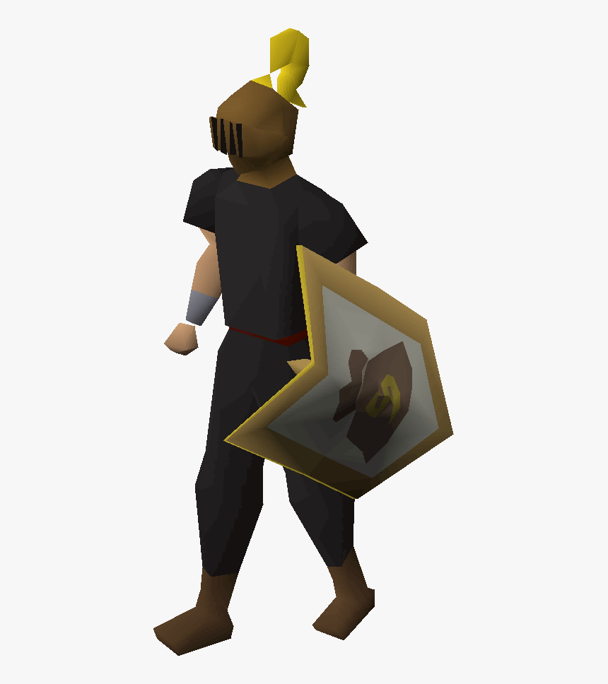 Heraldic Helm Equipped - Osrs Saradomin Heraldic Shield, HD Png Download, Free Download