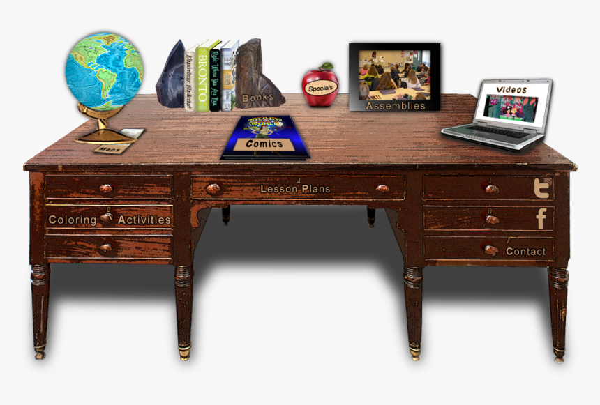 Teacher Desk Png Vector Royalty Free Stock , Png Download, Transparent Png, Free Download