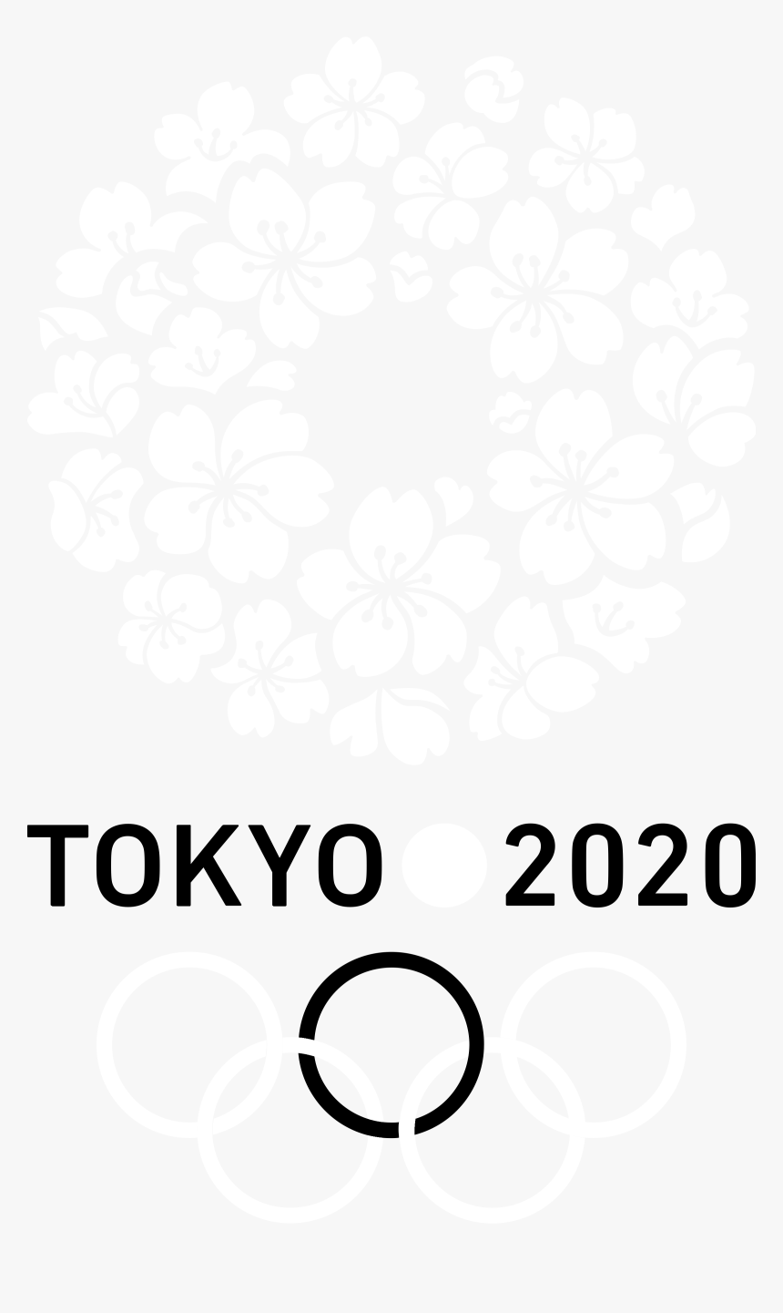 Tokyo 2020 Logo Black And White Hd Png Download Kindpng