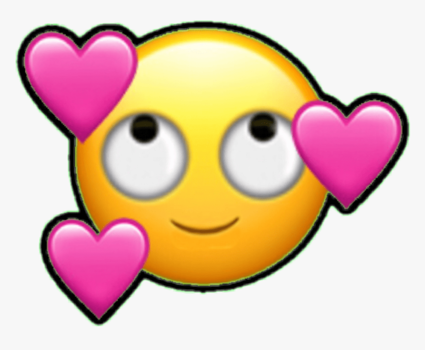 Emoji Emoticono Emoticon Cara Enamorado Corazon Corazon, HD Png Download, Free Download