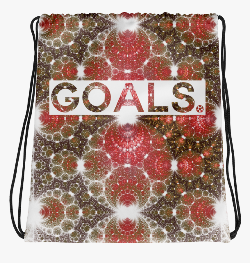 Goals Astral Sunburst Red Drawstring Bag, HD Png Download, Free Download