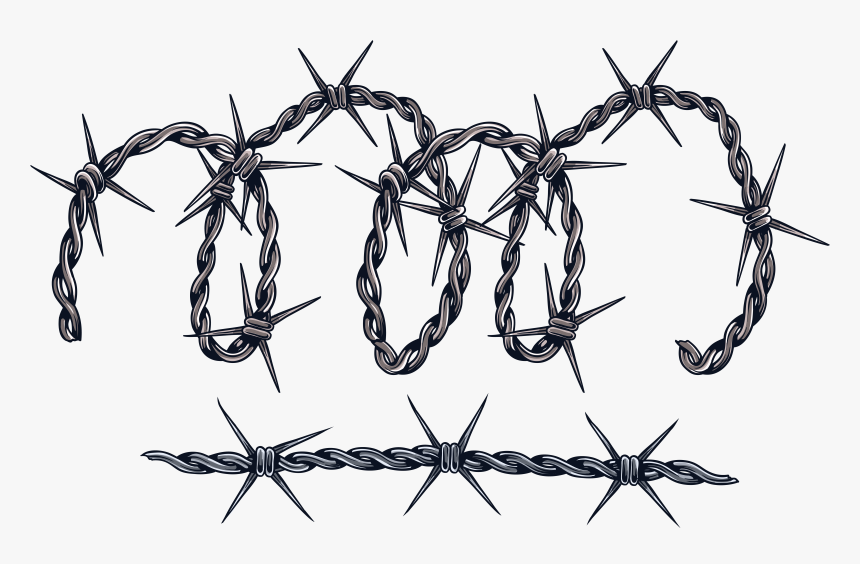 Barbed Wire Png, Transparent Png, Free Download