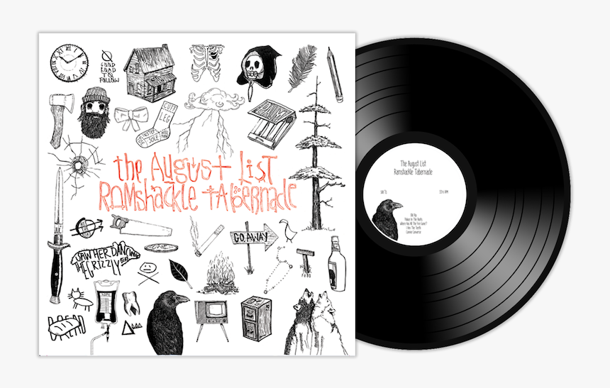 Ramshackle Tabernacle Album Mockup With Record, HD Png Download, Free Download