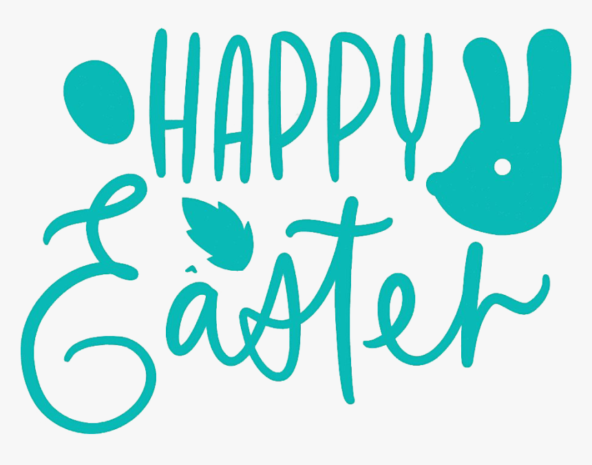 Happy Easter Text Png Hd, Transparent Png, Free Download