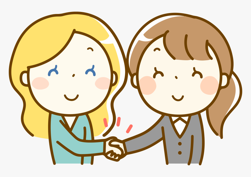 Handshake Cartoon Png , Png Download, Transparent Png, Free Download