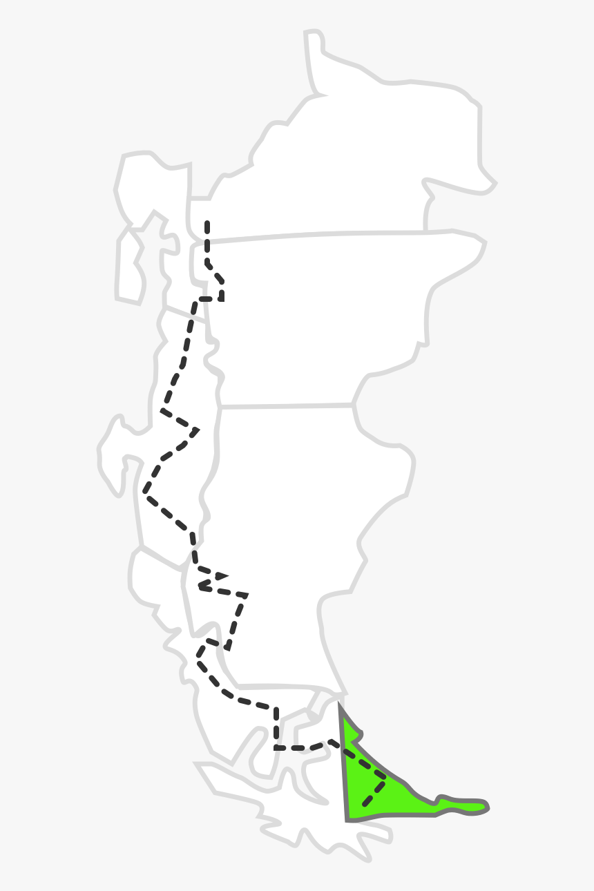 Region Map Tierra Del Fuego, HD Png Download, Free Download