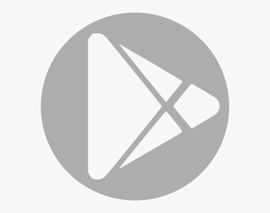 Gray Google Play, HD Png Download, Free Download