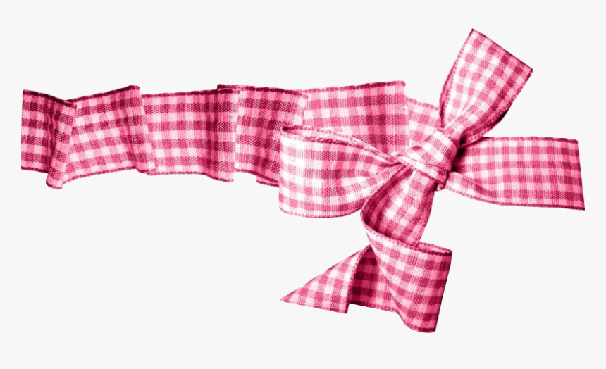 Pink Plaid Ribbon Png Image, Transparent Png, Free Download