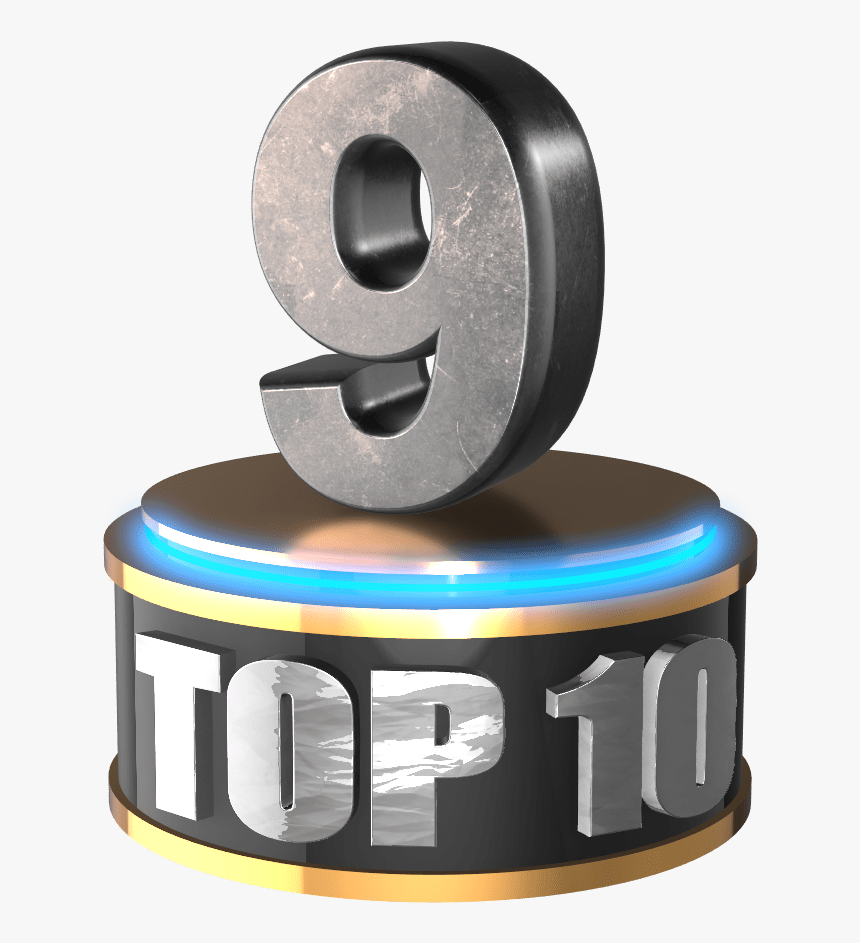 No 10 Ten Count Down 3d Numbers Free Png, Transparent Png, Free Download