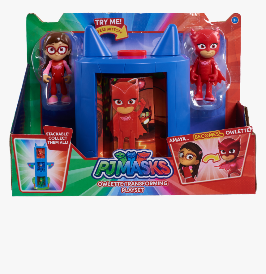 24710 Pj Masks Transforming Figure Set Owlette In Package, HD Png Download, Free Download