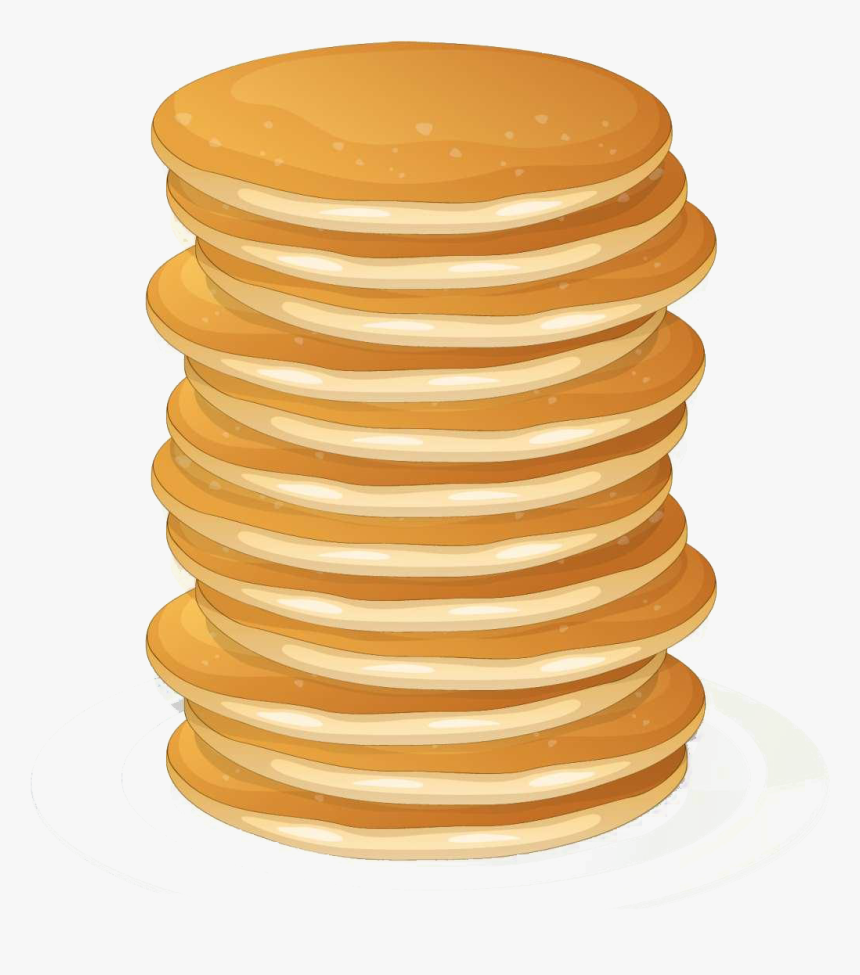 single pancake clipart