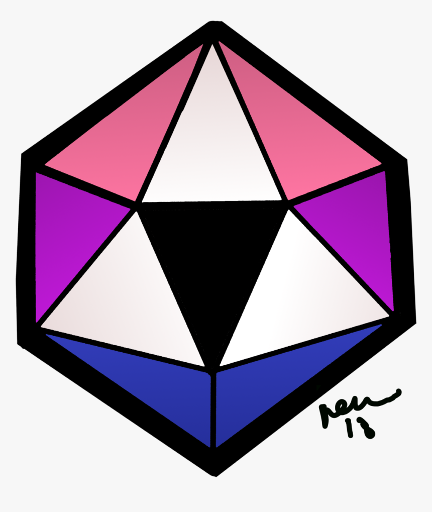 “genderfluid Pride D20, HD Png Download, Free Download