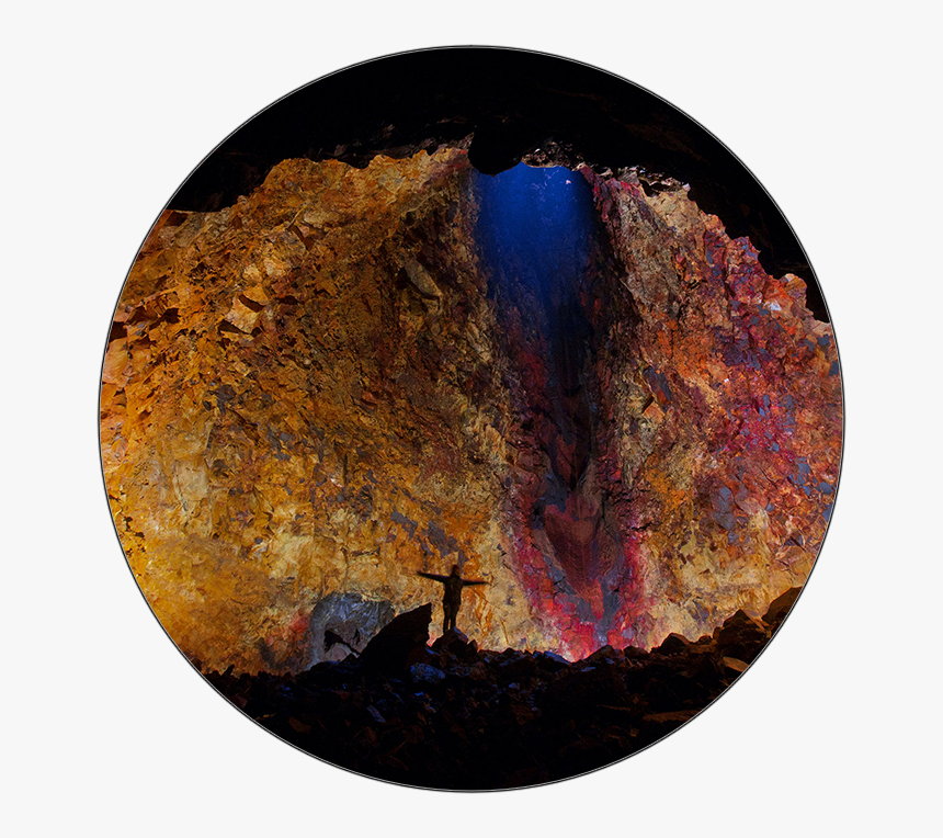Inside The Volcano Circle Image, HD Png Download, Free Download