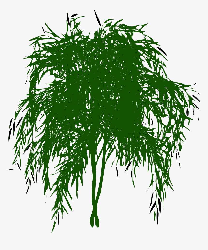 Silhouette Arbre 10 Clip Arts - Grass, HD Png Download, Free Download