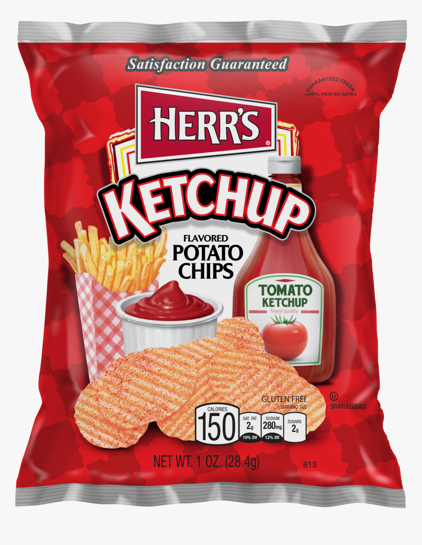 Herr's Ketchup Potato Chips, HD Png Download, Free Download