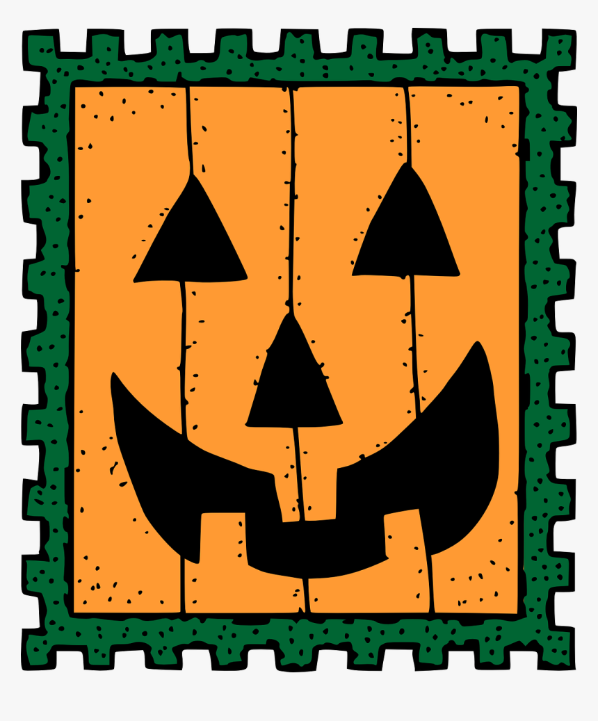 Mailbox Clipart Halloween - Transparent Postal Stamp Clipart, HD Png Download, Free Download