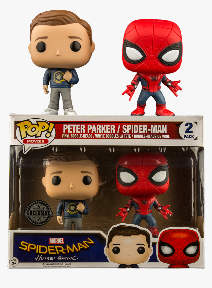 Funko Pop Peter Parker Spiderman, HD Png Download - kindpng