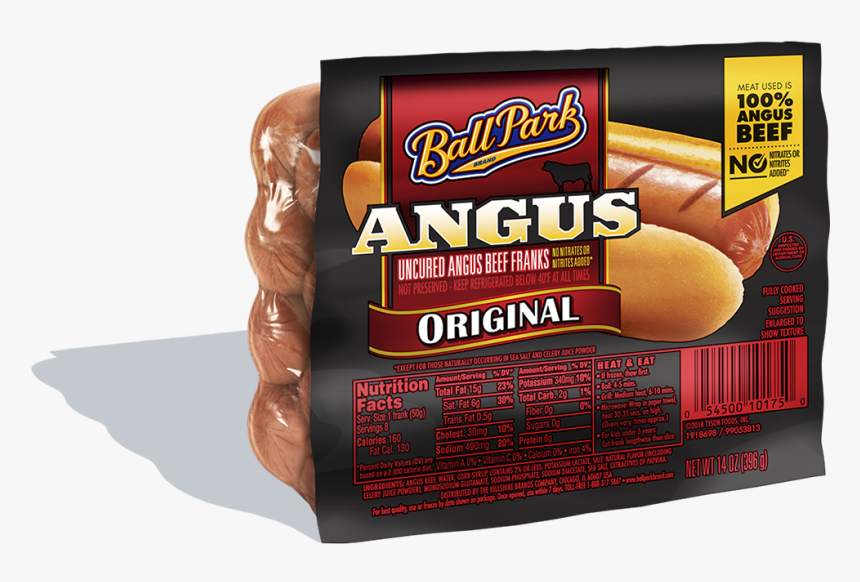 Ball Park Angus Beef Hot Dogs - Ballpark Wieners, HD Png Download, Free Download