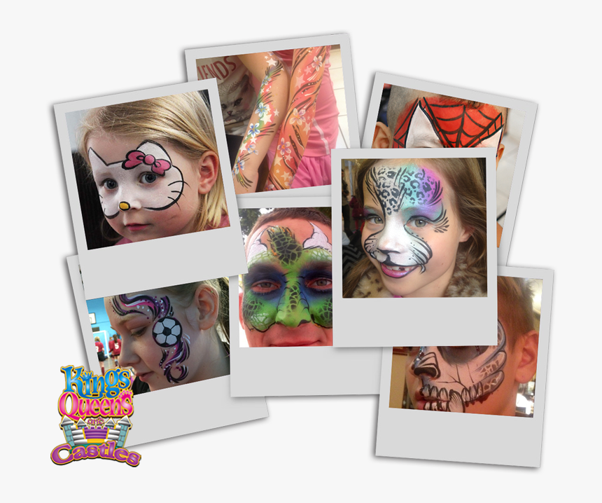 Transparent Face Paint Png - Collage, Png Download, Free Download