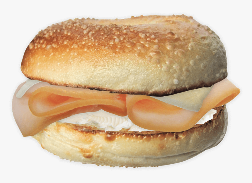 Bragel Turkey Harvarti - Ham & Cheese Bagel, HD Png Download, Free Download