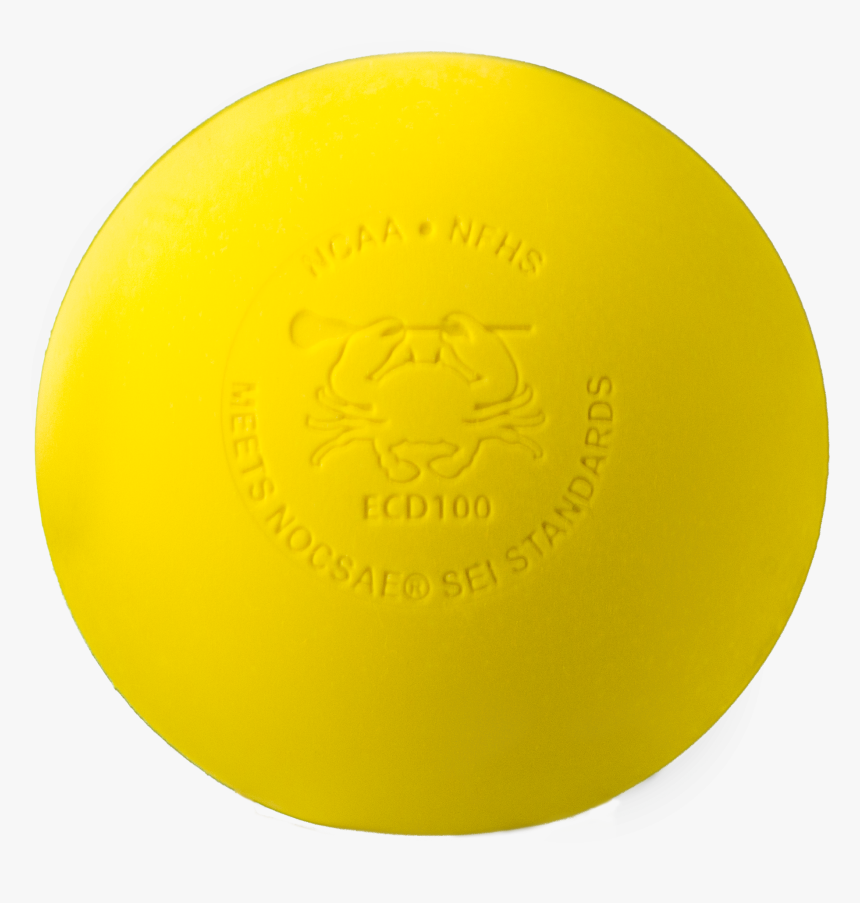 Yellow,ball,flying Disc,lacrosse Ball,circle,sports - Lacrosse Ball Png, Transparent Png, Free Download