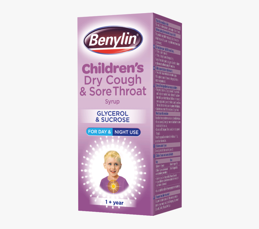 Benylin Childrens Dry Cough, HD Png Download, Free Download