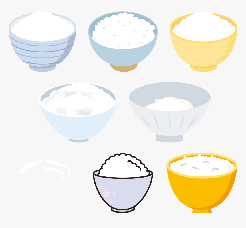 Clip Bowl - Bowls Of Rice Clipart, HD Png Download, Free Download