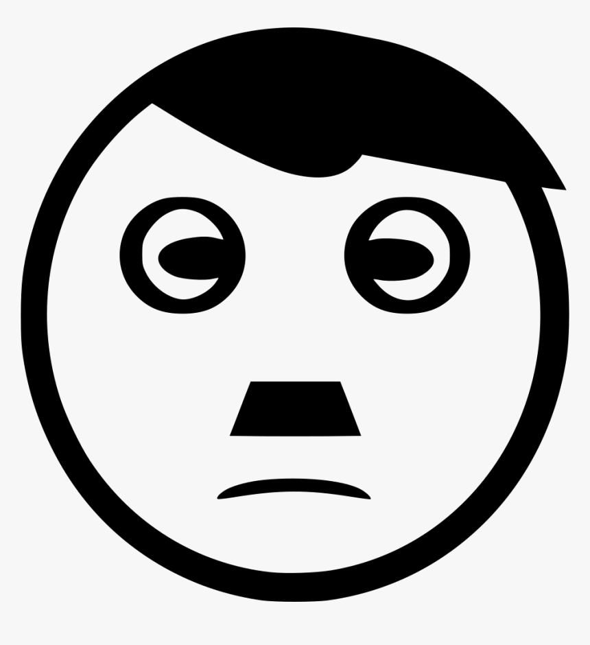 Hitler Nazi Smiley Dictator - Hitler Emoji Png, Transparent Png, Free Download