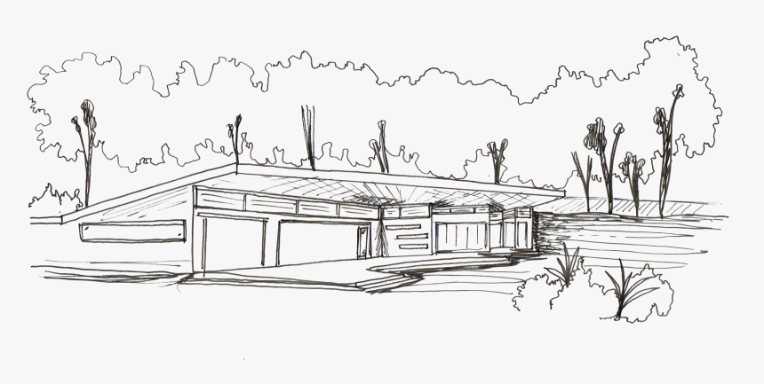 Clip Art Drawing Architecture Sketch Transprent - Sketch, HD Png Download, Free Download