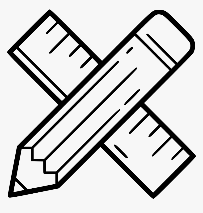 pencil and ruler tailor made icon hd png download kindpng tailor made icon hd png download