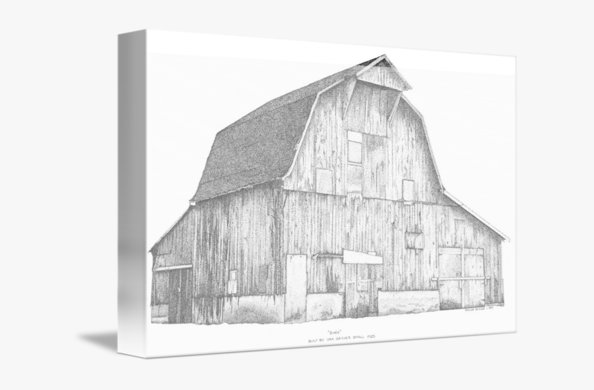 Transparent Free Clipart Of Barns - Barn Drawing, HD Png Download, Free Download