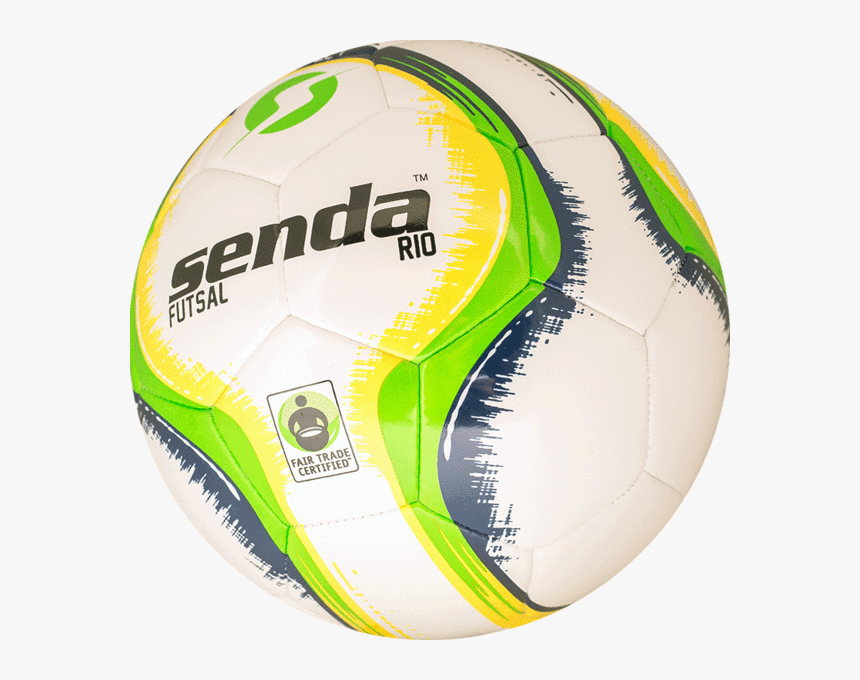 Right Side Of Green And Yellow Senda Rio Training Futsal - Senda Futsal Ball, HD Png Download, Free Download