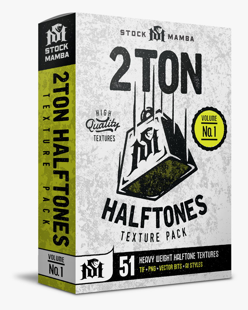 2 Ton Halftones Texture Pack - Paper Product, HD Png Download, Free Download