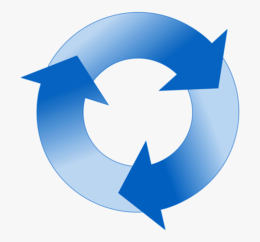 Transparent Circle Arrow Png Circle Arrow Icon Blue Png Download