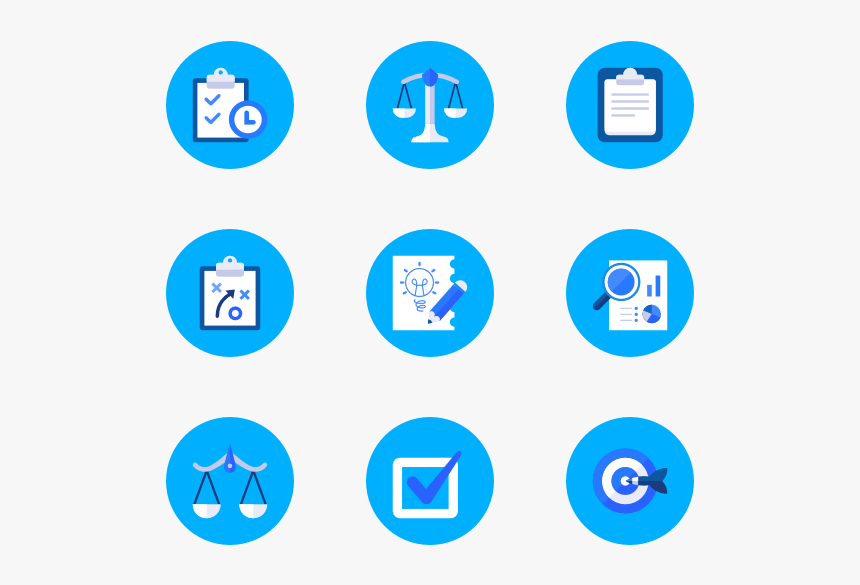 Essential Set - Icon Png Blue, Transparent Png, Free Download