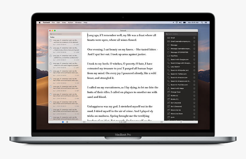 Textwell For Mac Has Been Designed With The Same Concept - Dark Mode Toggle, HD Png Download, Free Download
