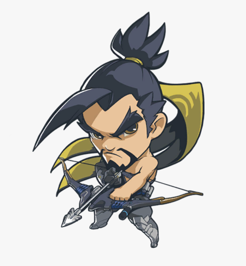 Overwatch Hanzo Cute Spray , Png Download, Transparent Png, Free Download