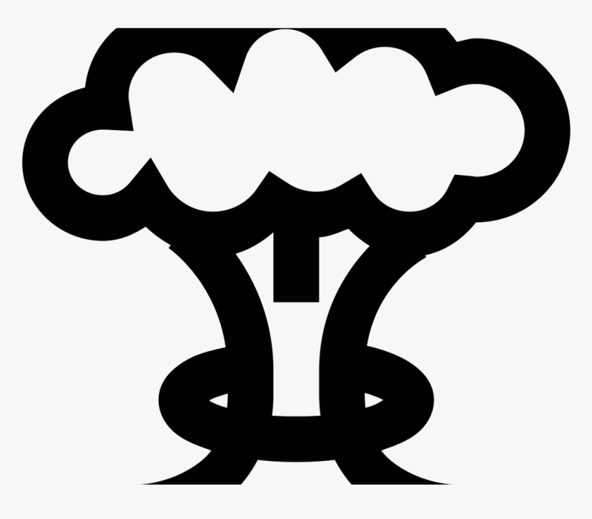 Eruption Clipart Mushroom Cloud, HD Png Download, Free Download