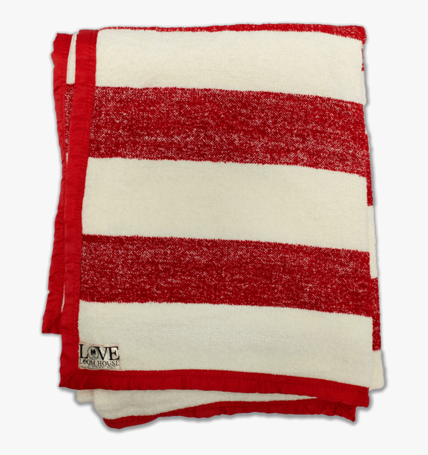 Red & White Stripe Throw Blanket, HD Png Download, Free Download