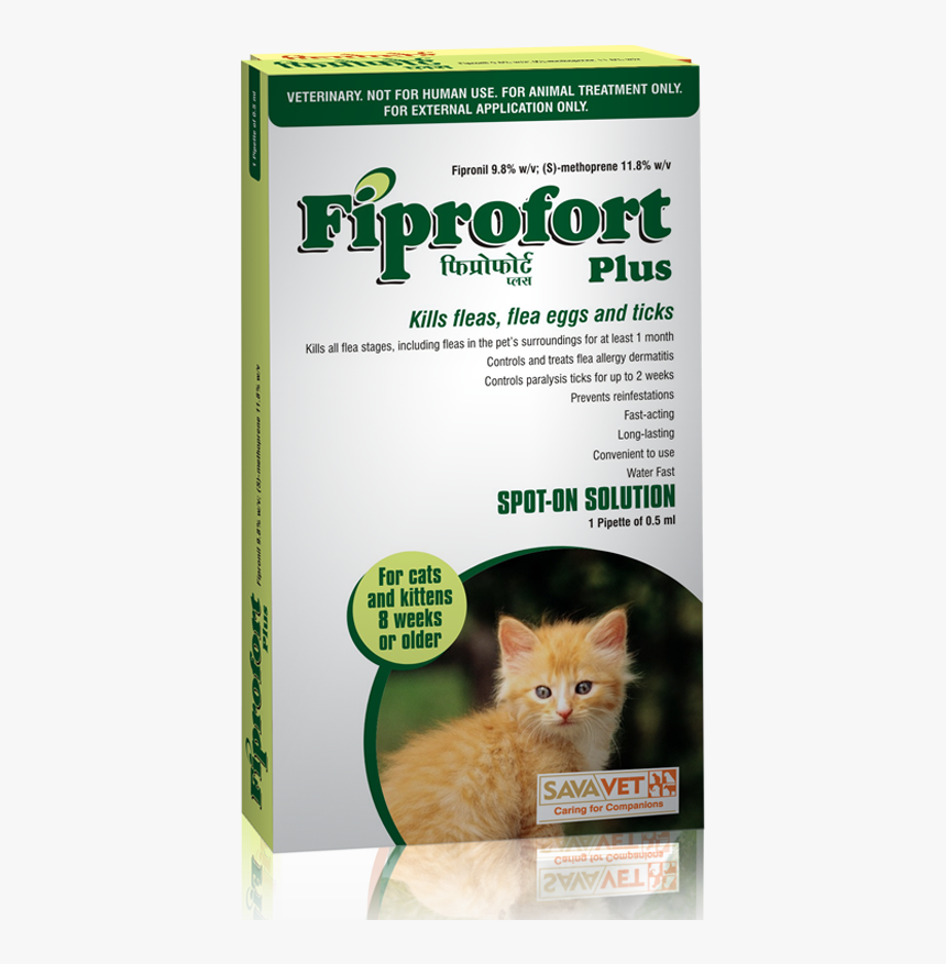 Fiprofort Plus Spot-on For Cats, HD Png Download, Free Download