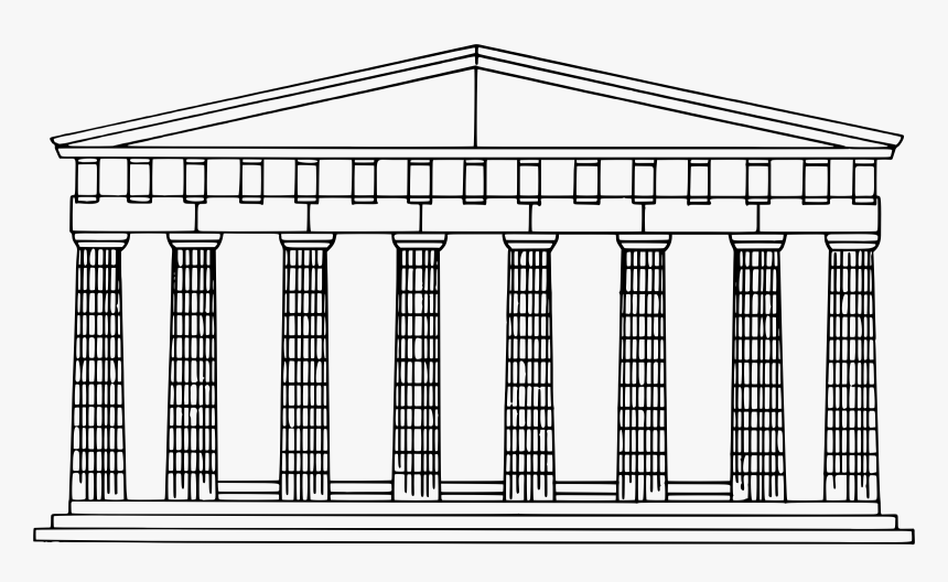 Doric Temple Clip Arts, HD Png Download, Free Download