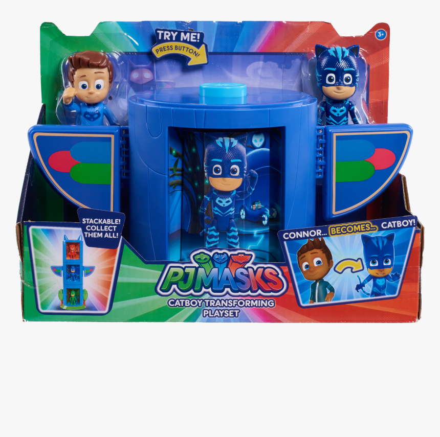 24710 Pj Masks Transforming Figure Set Catboy In Package, HD Png Download, Free Download