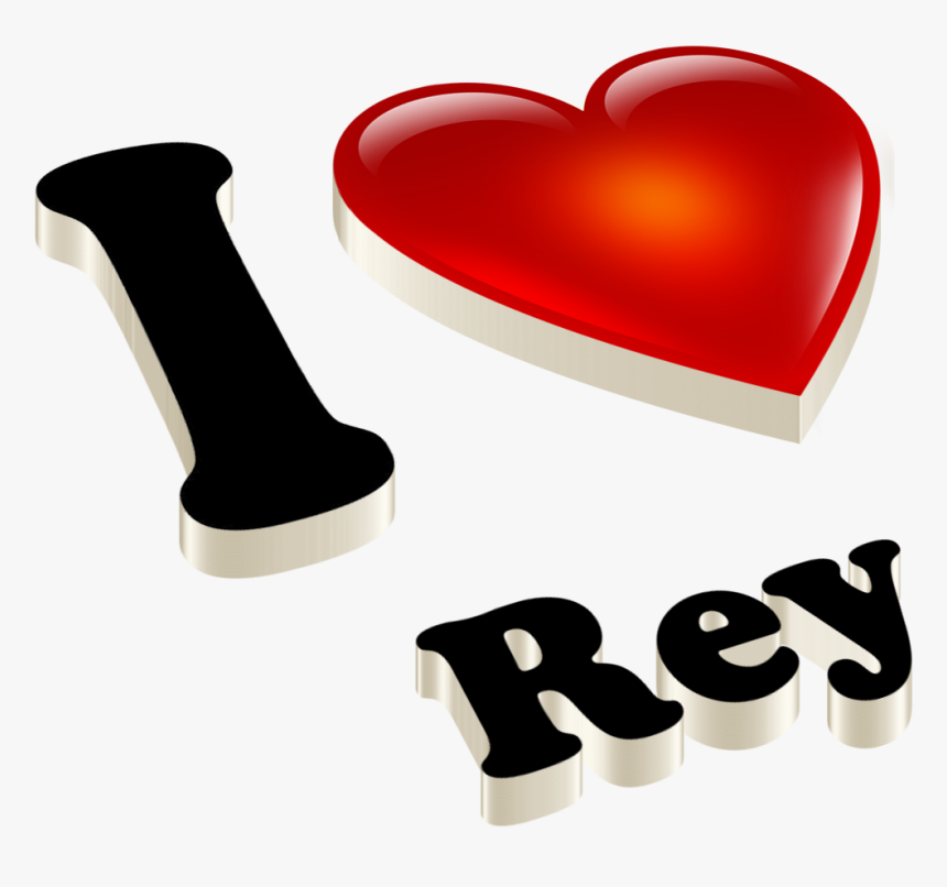 Rey Heart Name Transparent Png, Png Download, Free Download