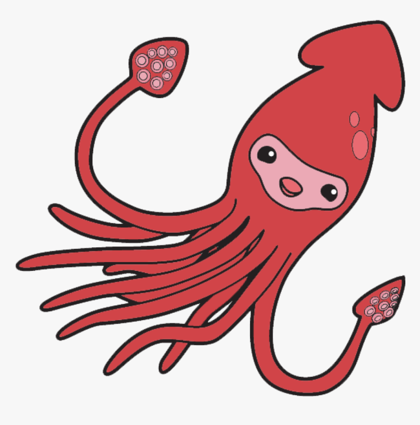 Squid Clip Art Free Clipart Images, HD Png Download, Free Download