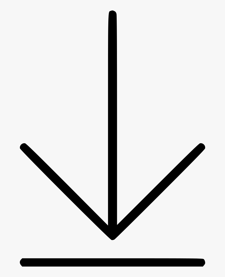 End Arrow Finish Down Bottom Rewind, HD Png Download, Free Download