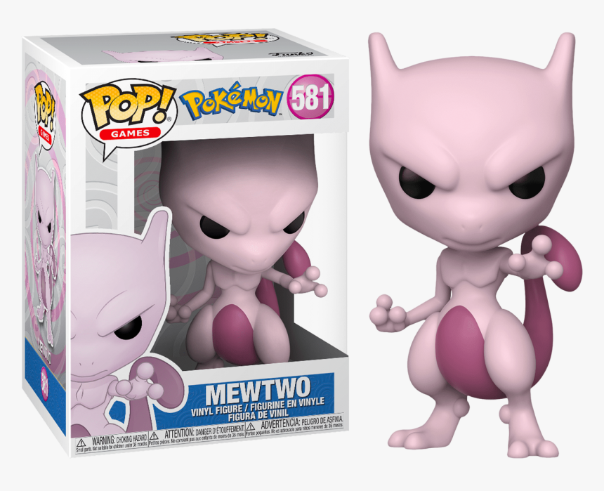 Mewtwo Pop Vinyl Figure, HD Png Download, Free Download