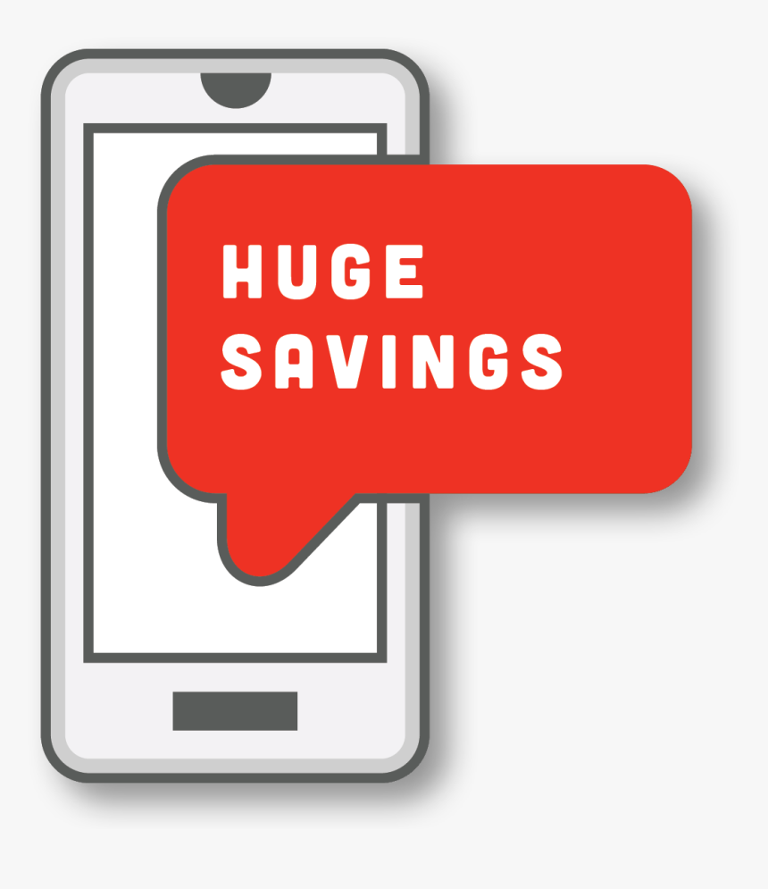 Coupon Red Png - Mobile Phone, Transparent Png, Free Download