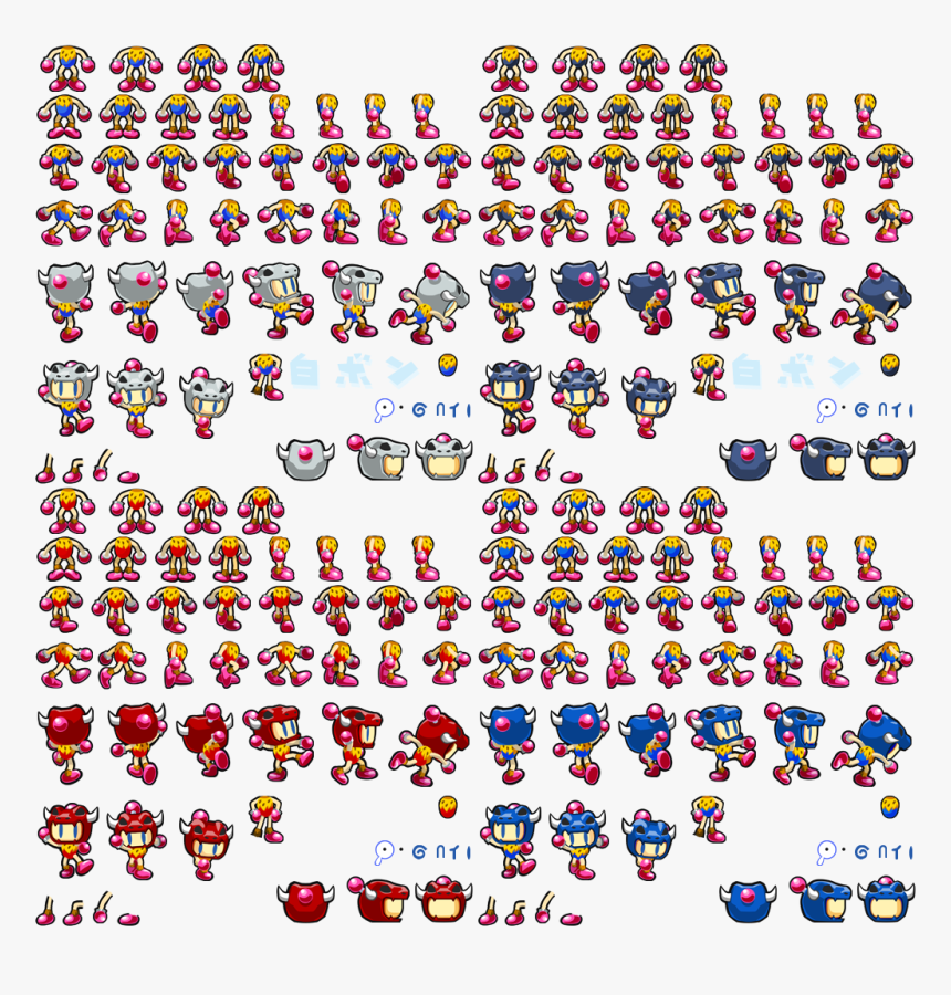 Bomberman Sprite Png Bomberman Sprites Png Transparent Png Kindpng