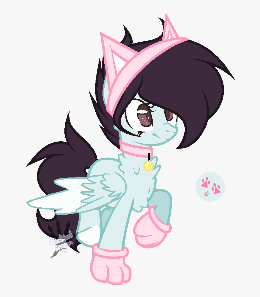 Electricaldragon, Cat Ears, Female, Mare, Oc, Oc - Cartoon, HD Png Download, Free Download