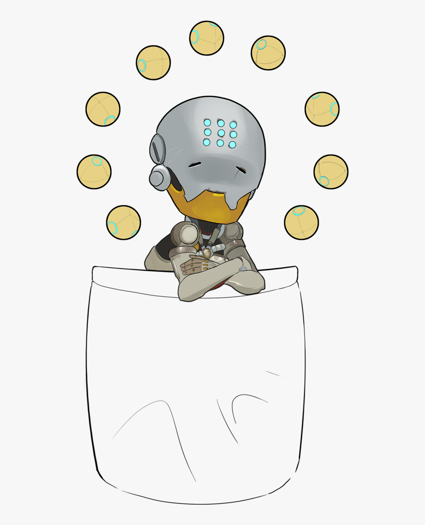 Cute Zenyatta Human Zenyatta I Want Like 20 Plz Im2gay4dis - Cartoon, HD Png Download, Free Download